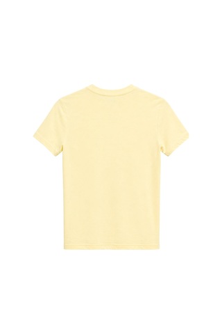 Mixray 2100 Kadın Slim Fit Bisiklet Yaka Soft Basic T-shirt Sarı