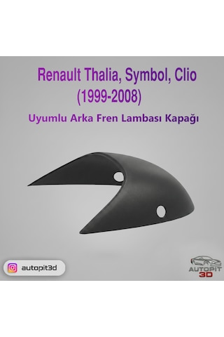 Renault Thalia / Symbol / Clio 1999 2008 Uyumlu Arka Fren Lambası Kapağı