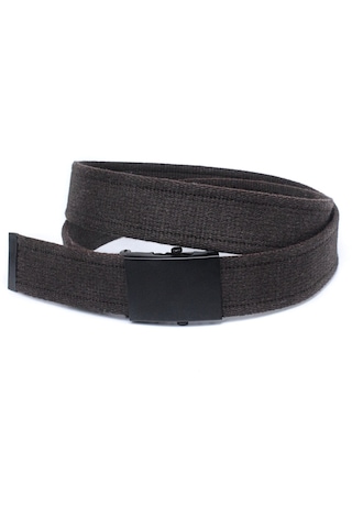 Livze Unisex Siyah Tokalı Kolon Kemeri 4cm Kahverengi Kahverengi
