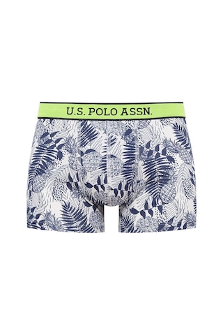 U.S. Polo Assn. Erkek Baskılı-Gri 2'Li Boxer 80479 Gri