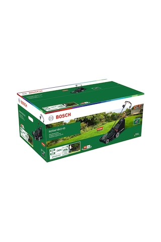 Bosch Rotak 18V2-43 2x4AH Akülü Çim Biçme Makinesi - 06008B9l00