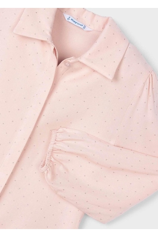 Mayoral Kız Çocuk Puantiyeli Bluz Pembe