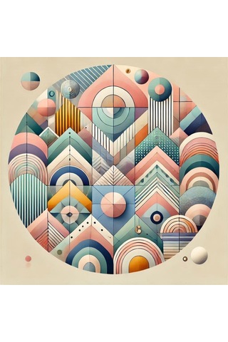 İskandinav Soyut Tablo Set Çerçevesiz 50x50cm Pvc Tablo 4'lü Set 006 Her Bir Tablo 50x50cm Büyüklüğündedir.