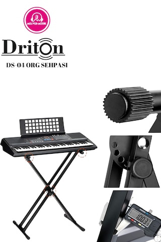 Driton Ds-04 Profesyonel Ayarlanabilir Org Sehpası Ve Klavye Stan