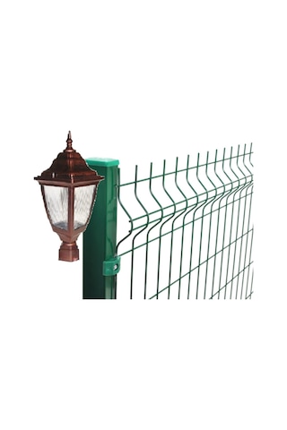 Panel Çim Çit Kare Tabanlı Kare Direk Üstü Bahçe Armatürü (486565617)