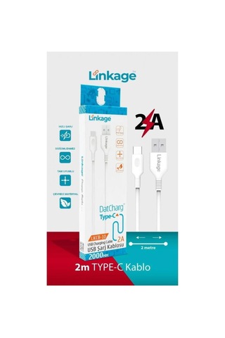 Lkcb-10 Type-c 2 Uyumlu Amper 2mt Kablo Şarj Kablosu