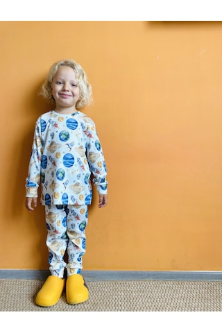 Mayoral Pueril Çocuk Fitilli Pijama Takımı - Pueril - Krem - 2 Yaş - 9999-krem-2 Yaş