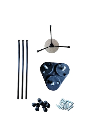 Metal Boru Ayak Kütük Masa Orta Sehpa Zigon Ayağı 42 Cm 1 Adet Ayak