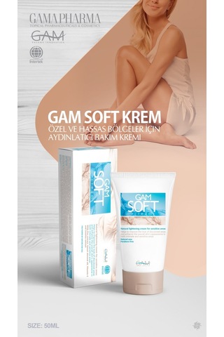 Gam Soft Vücut Beyazlatıcı Krem 50 ML