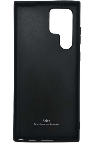 Kajsa Galaxy S22 Ultra Kılıf Kajsa Pearl Pattern Hakiki Deri Kapak ZORE-220064