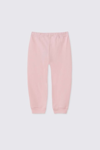 Panço Liberty Kumaş Yenidoğan Patikli Pembe Pantolon