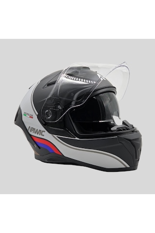 Arwıc AR939 Retroline Ece-R 22.06 Full Face Motosiklet Kaskı Gri