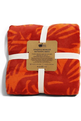 Bigghome Doğa Tek Kişilik Battaniye 150 X 200 Cm Karışık