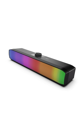 Lumatone 6w Full Rgb Işıklandırmalı Kompakt Tasarım Tak-çalıştır Gaming & Müzik Soundbar