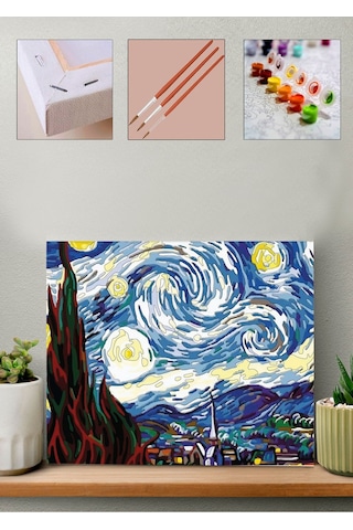 Sayılarla Boyama Seti - Yıldızlı Gece