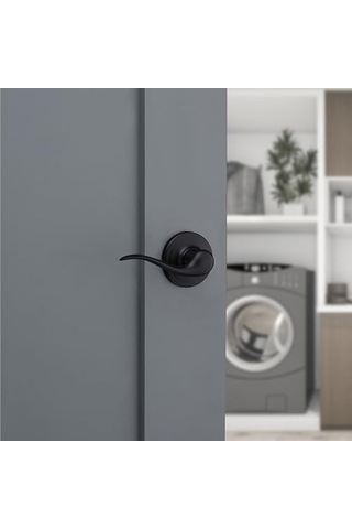 97200-816 Tustin Hall/closet Lever, Iron Black Genel