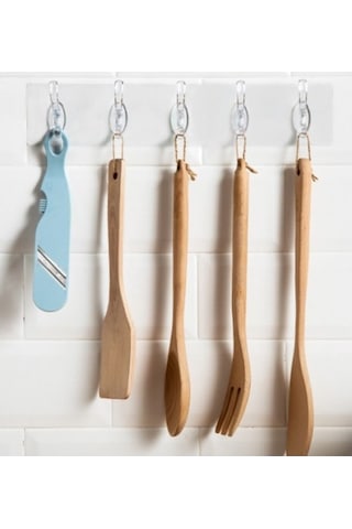 Yapışkanlı Mutfak Askısı Çok Çok Renkli