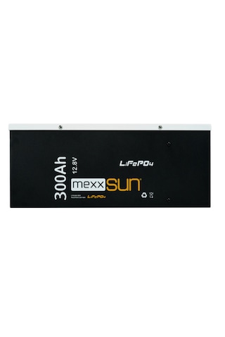 Mexxsun 12.8 Volt-300ah Lifepo4 Lityum Akü