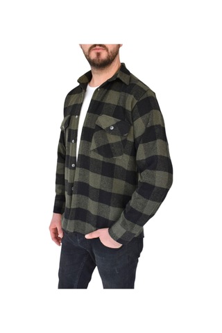 Erkek Oduncu Çift Cep Kapaklı Regular Fit Gömlek Bgl-st02338 001
