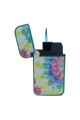 Zengaz Cool Tasarım Jet Alev Çakmak - Colors Yeşil