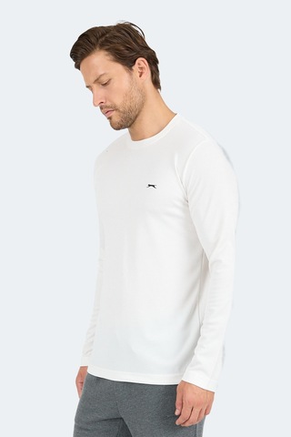 Slazenger Odın I Erkek Beyaz Tişört Beyaz
