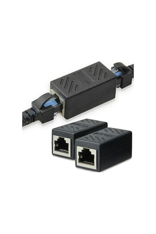 RJ45 Cat6 Cat7 Cat8 Kablo Uzatma Uzatıcı Ara Konnektör - 2 Adet