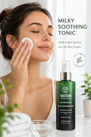Welive Milky Soothing Tonic 200 Ml Nemlendirici Yüz Toniği Rice Complex & Panthenol