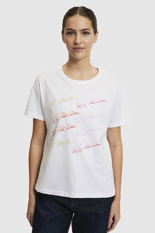 U.S. Polo Assn. U.s. Polo Assn. Kadın Beyaz Tişört 50323561-vr013