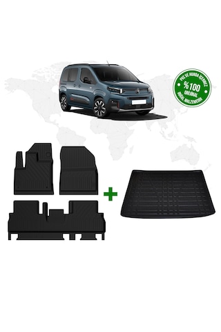 Citroen Berlingo 4d Havuzlu Paspas Ve Bagaj Havuzu 2024 Model Ve