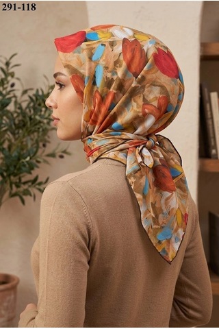 Rozella Eşarp Rozella Soft Pamuk Eşarp 291-118 Çok Renkli