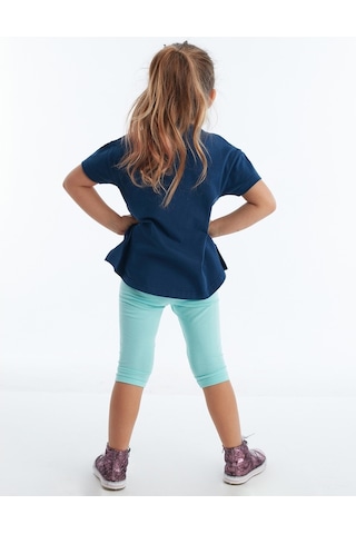 Denokids Mushi Denizatı Unicorn Kız Tunik Takım Çok Renkli