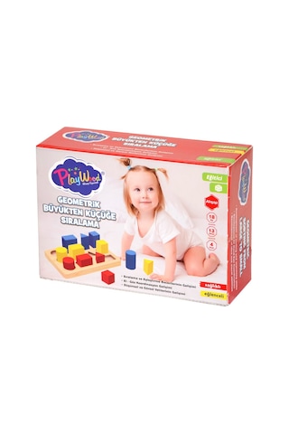 Ony 314 Kutuda Ahşap Geometrik Büyükten Küçüğe Sıralama