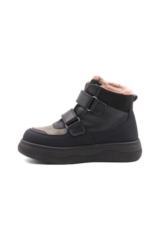 Fast Step Hakiki Deri Kürklü Unisex Çocuk Klasik Bot 157kxa2710 Siyah
