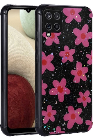 Samsung Uyumlu Galaxy M33 Kilif Simli Desenli Kamera Korumali Parlak Zo 554176757