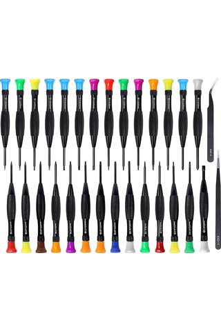 30'u 1 Arada Torx Tornavida Seti Manyetik Hassas Tornavida Seti