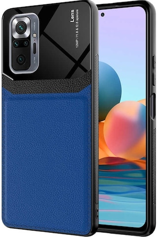 Xiaomi Redmi Note 10 Pro Kilif Lens Deri Görünümlü Tpu Kapak 499745732