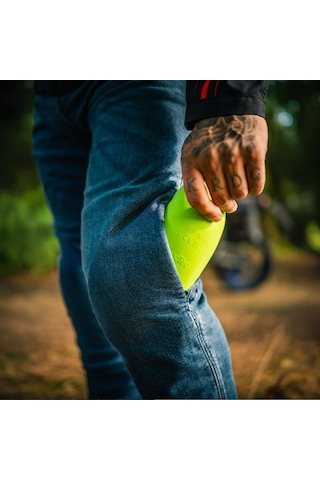 Venom Nova Pro Cordura Kevlar Motosiklet Pantolonu Mavi Korumalı Motorcu Kot Pantolon