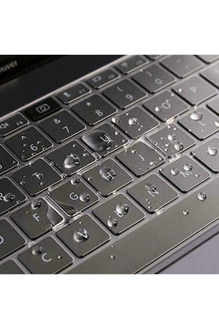 Arabulalaca Huawei Uyumlu HKD-W76 Matebook 14S Türkçe Q Silikon Klavye Koruyucu