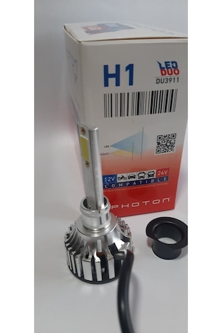 Megamarket06 2023 En Yeni Seri H1 Duo Led Xenon Şimşek Etkili Beyaz Zenon H1