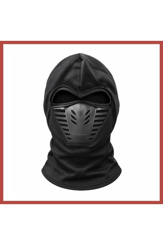 Erdo Ticaret Siyah Balaklava Kar Maskesi Air Flow Hava Kanallı Yüz Maskeli Tam Kafa Boyunluk Motorcu Ve Outdoor Renk: Siyah Beden: Standart Adet: 1 Erdotıca