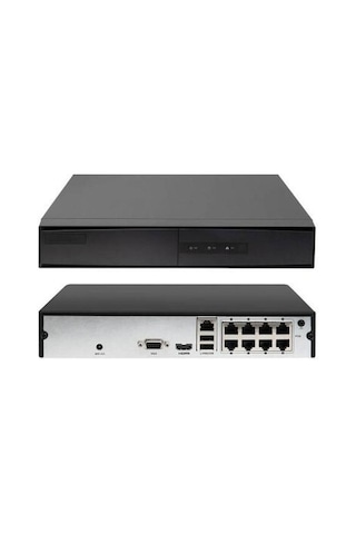 Haikon Ds-7108nı-q1/8p/m 8 Kanal 1xhdmı,1xvga, 1 Sata Metal Kasa Poe Nvr Kayıt Cihazı-52556
