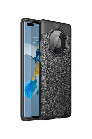 Huawei Mate 40 Pro Kılıf Zore Niss Silikon Kapak Siyah