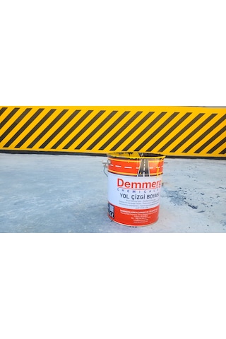 Demmerg Yol Çizgi Boyası 25kg Asfalt Boyası Otopark Boyası