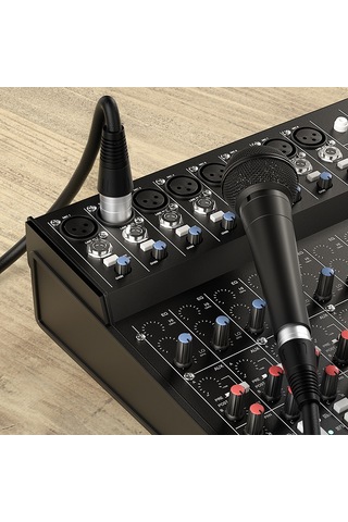 Youtek Dmx512 Sinyal Kablosu Xlr Mikrofon Kablosu Siyah 3m 2 Adet Güvenli Transmisyon