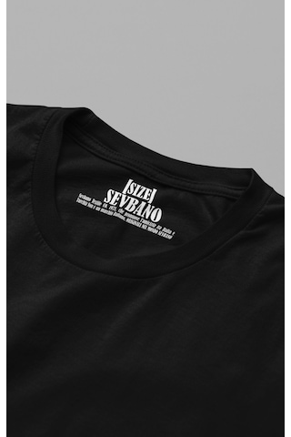 Sevbano Tasarım Eren Yeager Baskılı Unisex Oversize Attack On Titan Anime Siyah