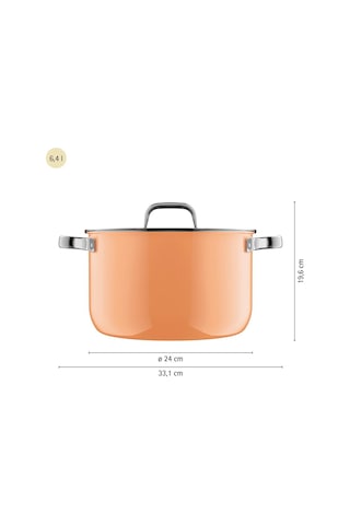 Wmf Fusiontec Tencere Seti 4 Parça Papaya Turuncu
