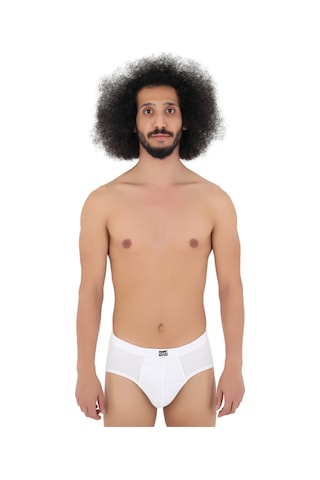 Cnt Erkek Slip Külot Likralı 3'lü Premium Paket Beyaz