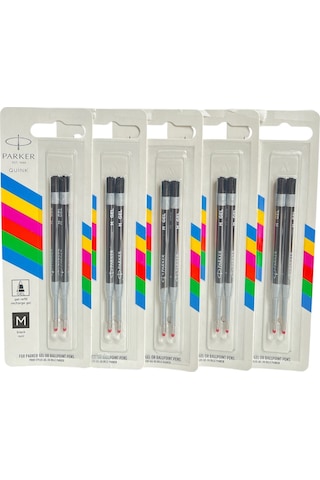 Parker Jel Kalem Refill Plastik Gövde 2'li Blister 12 Adet M Uç Siyah