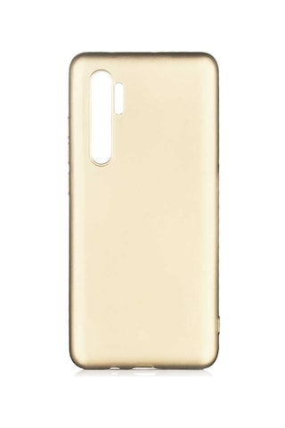 Xiaomi Mi Note 10 Lite Kılıf Zore Premier Silikon Kapak Gold
