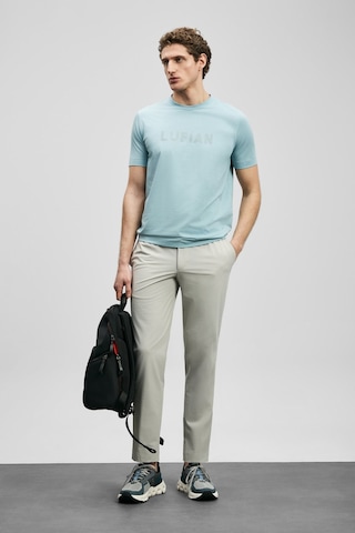 Lufian Oscar Modern Grafik Erkek T-shirt 111020280 Mavi
